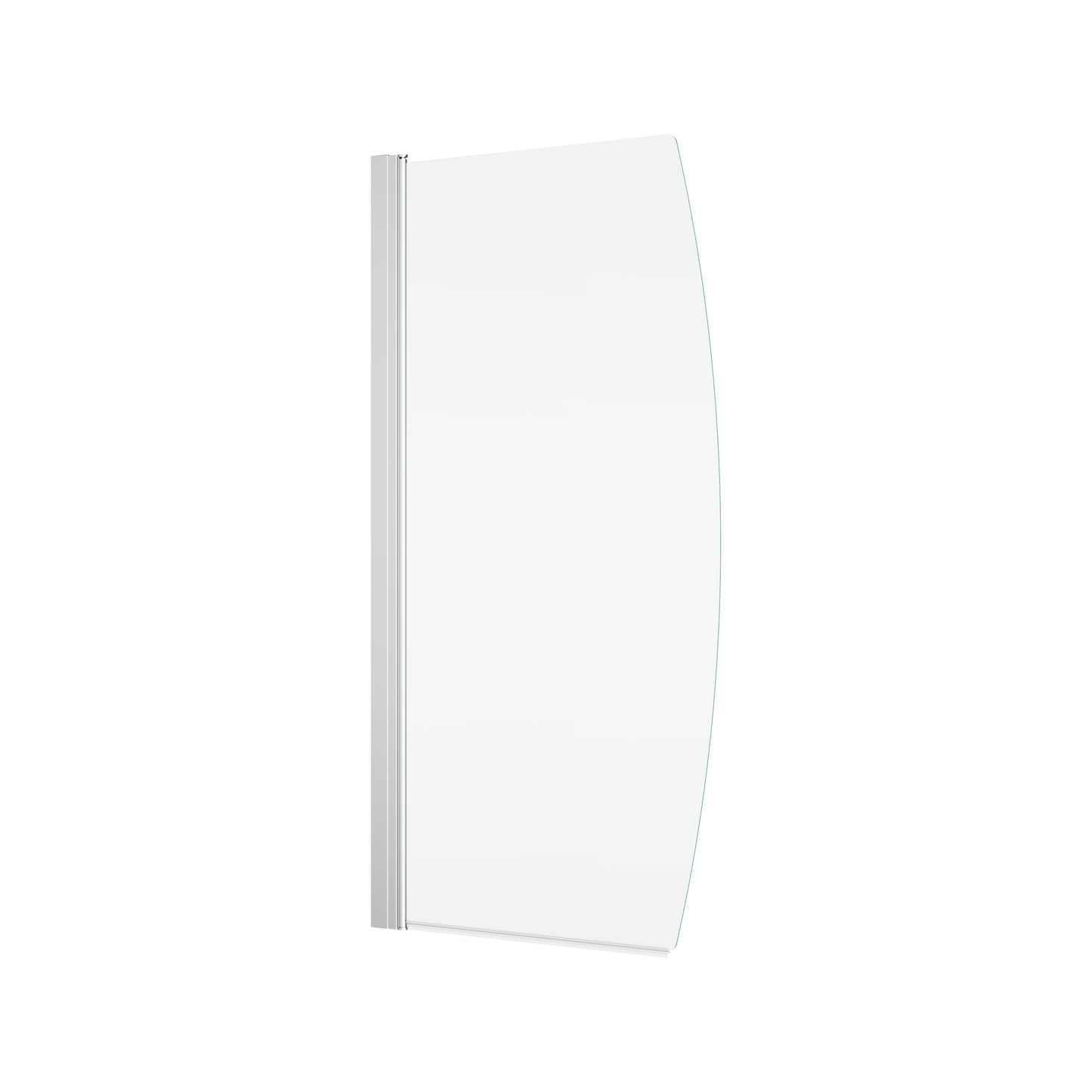 SOLINO SOLB1 - Paravan batant pentru cadă de baie dintr-o bucată, sticlă transparentă - deschidere 180°