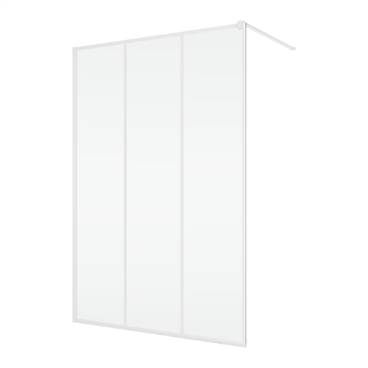 EASY STR4P LOFT 72 - Paravan duș Ronal cu profil compensator de fixare, sticlă transparentă, profil alb mat