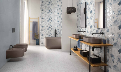  FAIANTA PROVENSALA FLORI ALBASTRE FAP CERAMICHE MILANO MOOD CIELO