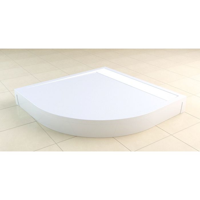 PWIR– Mască sfert de cerc SanSwiss Livada, alb lucios