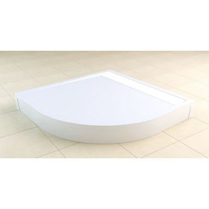 PWIR– Mască sfert de cerc SanSwiss Livada, alb lucios