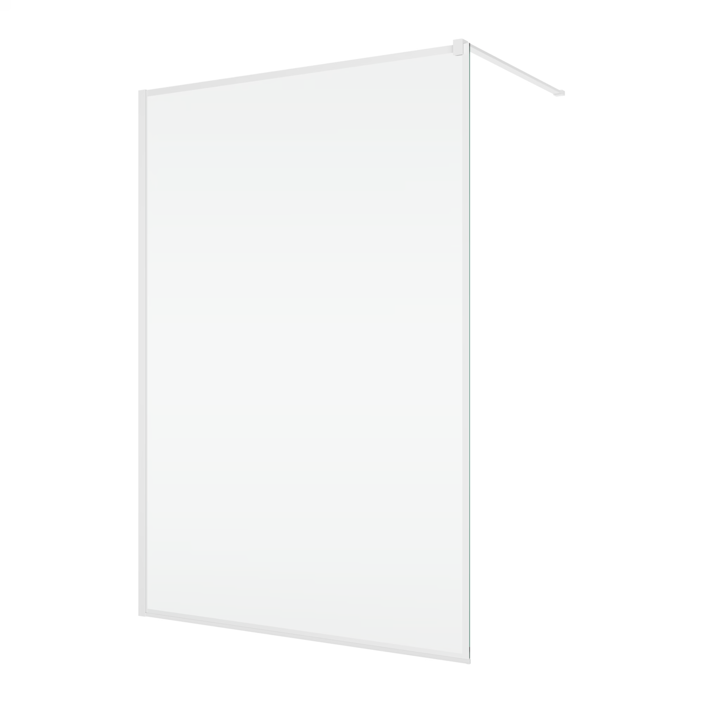 EASY STR4P LOFT 79 - Paravan duș Ronal cu profil compensator de fixare, sticlă transparentă, profil alb mat