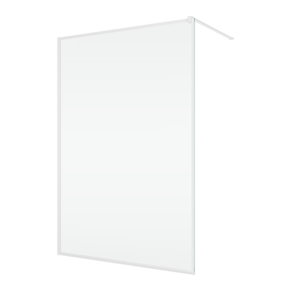 EASY STR4P LOFT 79 - Paravan duș Ronal cu profil compensator de fixare, sticlă transparentă, profil alb mat