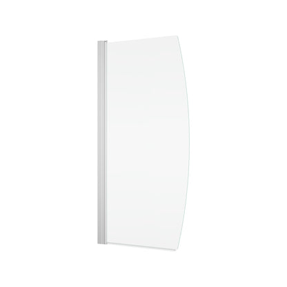 SOLINO SOLB1 - Paravan batant pentru cadă de baie dintr-o bucată, sticlă transparentă - deschidere 180°