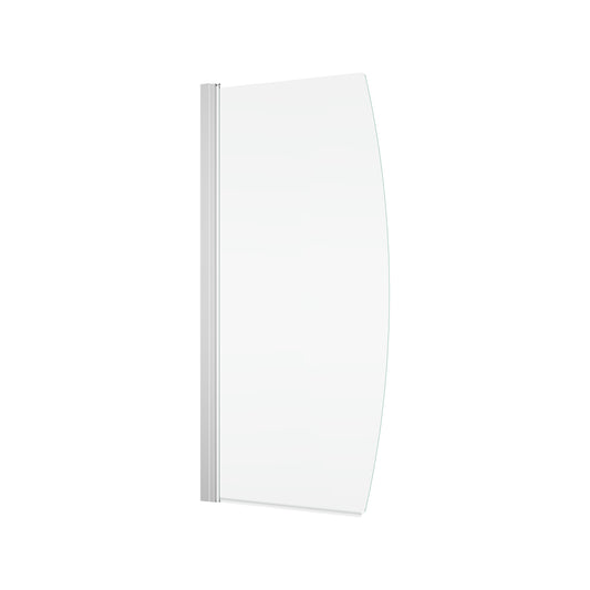 SOLINO SOLB1 - Paravan batant pentru cadă de baie dintr-o bucată, sticlă transparentă - deschidere 180°