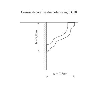 cornisa decorativa