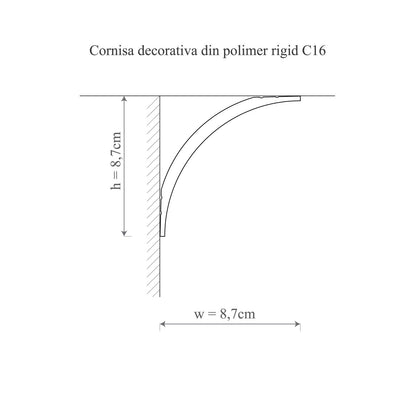 cornisa decorativa