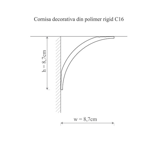 cornisa decorativa