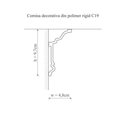 cornisa decorativa