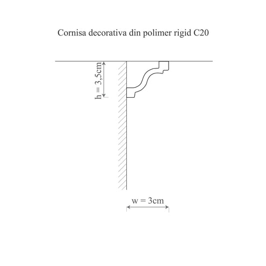 cornisa decorativa