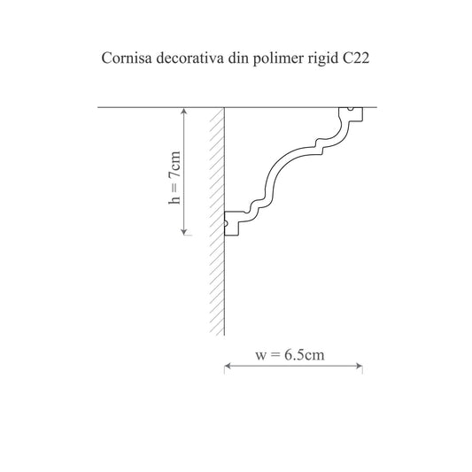 cornisa decorativa