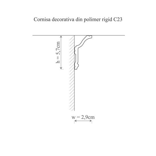 cornisa decorativa