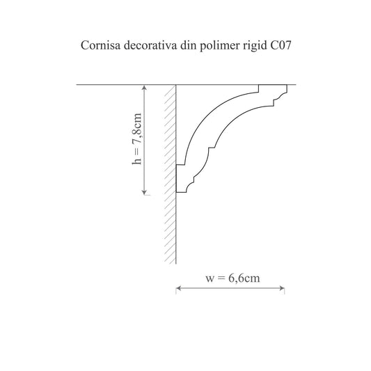 cornisa decorativa