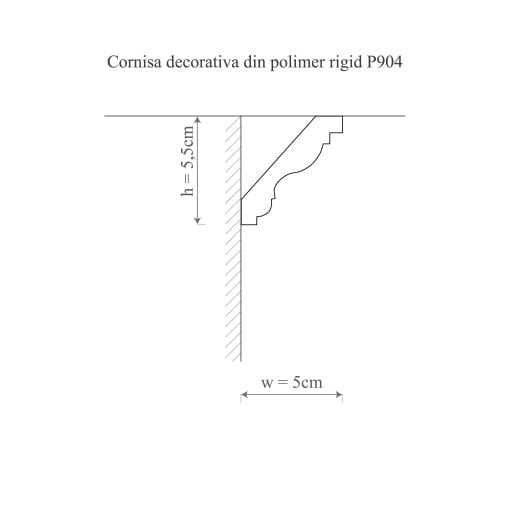cornisa decorativa
